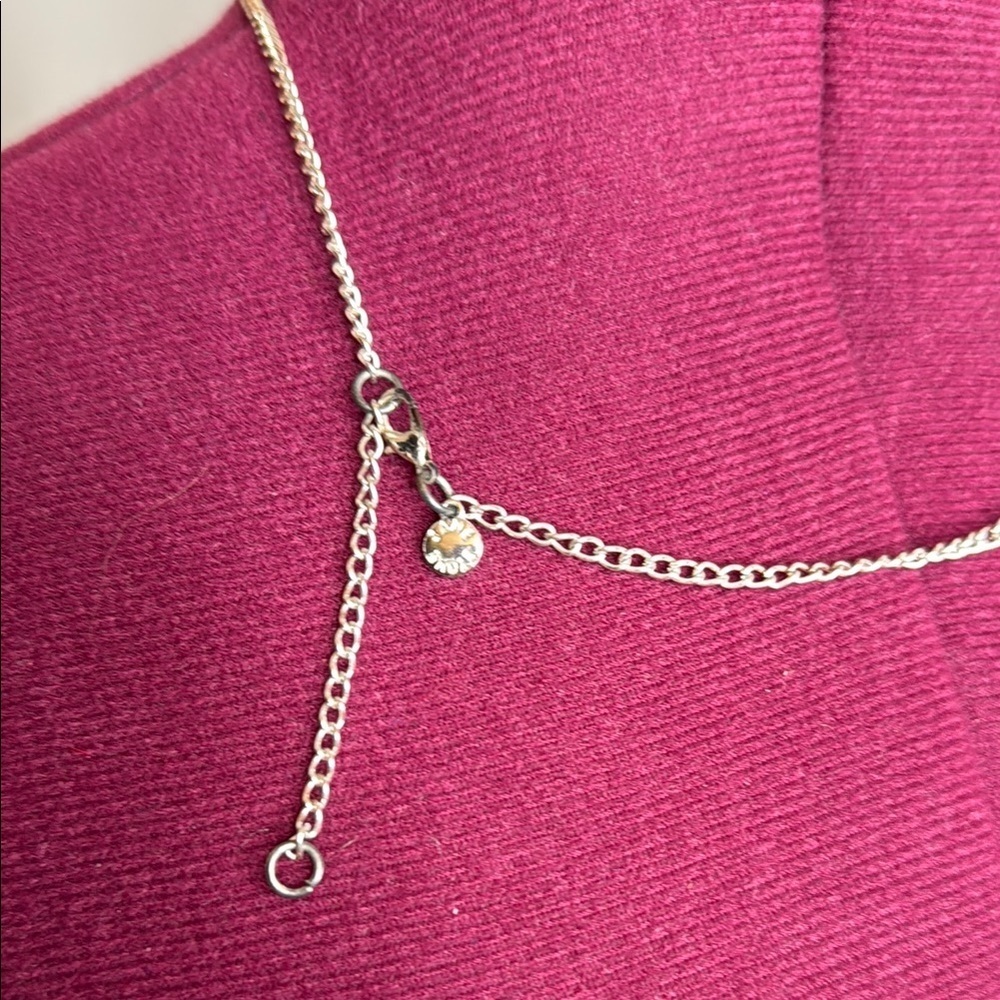 Silver Dinosaur Skeleton Necklace - Picture 4 of 5